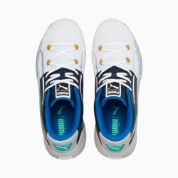 Puma White Clyde Hardwood Basketball Shoes