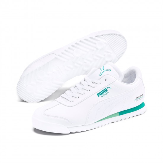 Puma White Mercedes AMG Petronas Roma Men's Sneakers Puma White Mercedes AMG Petronas Roma Men's Sneakers