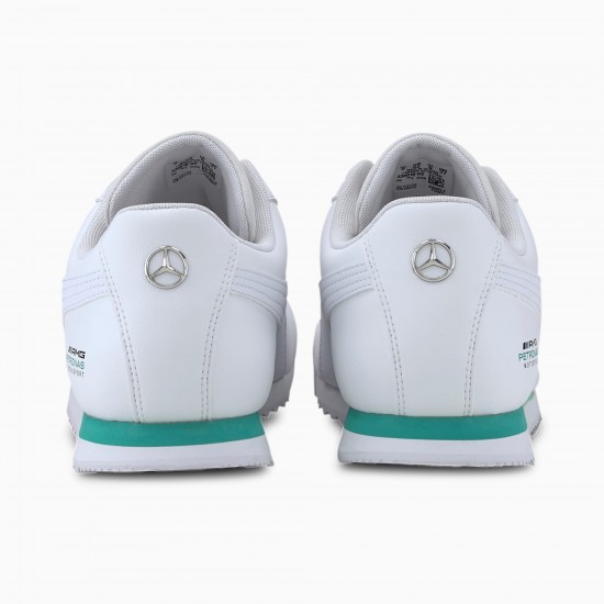 Puma White Mercedes AMG Petronas Roma Men's Sneakers Puma White Mercedes AMG Petronas Roma Men's Sneakers