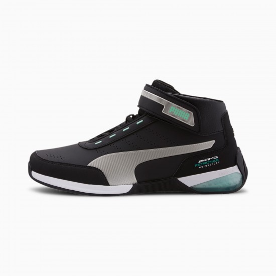 Puma Mercedes AMG Petronas Kart Cat Mid LQDCELL Men's Motorsport Shoes Puma Mercedes AMG Petronas Kart Cat Mid LQDCELL Men's Motorsport Shoes