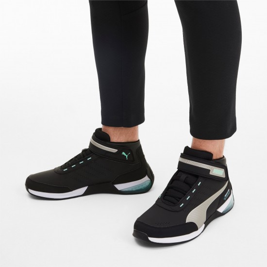 Puma Mercedes AMG Petronas Kart Cat Mid LQDCELL Men's Motorsport Shoes Puma Mercedes AMG Petronas Kart Cat Mid LQDCELL Men's Motorsport Shoes