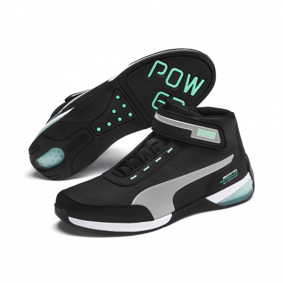 Puma Mercedes AMG Petronas Kart Cat Mid LQDCELL Men's Motorsport Shoes Puma Mercedes AMG Petronas Kart Cat Mid LQDCELL Men's Motorsport Shoes