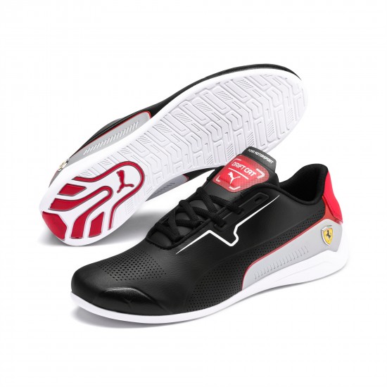 Puma Black Scuderia Ferrari Drift Cat 8 Men's Motorsport Shoes Puma Black Scuderia Ferrari Drift Cat 8 Men's Motorsport Shoes
