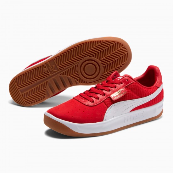 Puma Red California Casual Sneakers Puma Red California Casual Sneakers