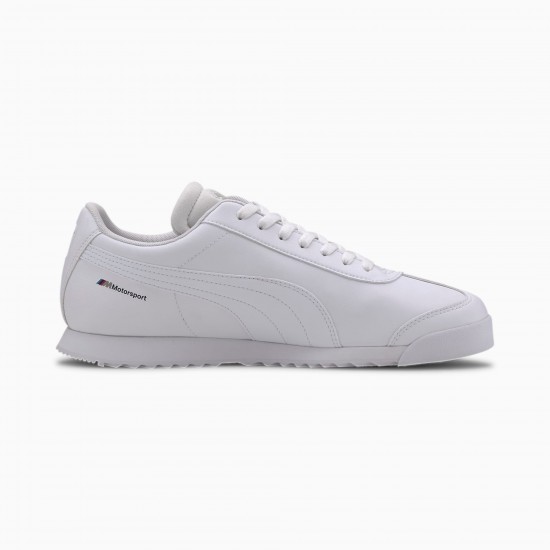 Puma White BMW M Motorsport Roma Mens Sneakers Puma White BMW M Motorsport Roma Mens Sneakers