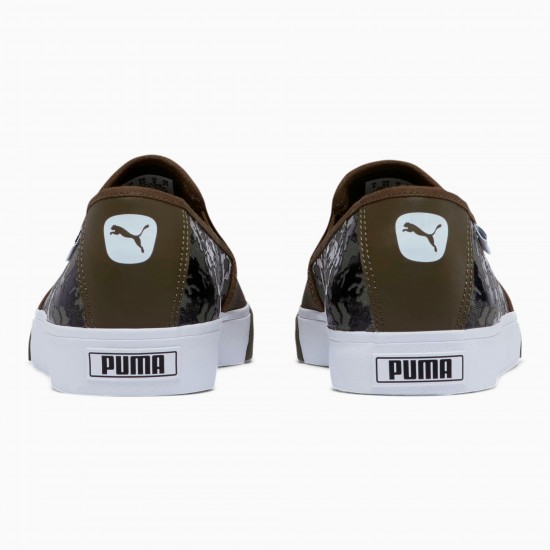 Puma Bari Camo Slip-On Shoes Black Puma Bari Camo Slip-On Shoes Black
