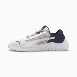 Puma White Replicat-X 1.8 Pirelli Men's Motorsport Shoes