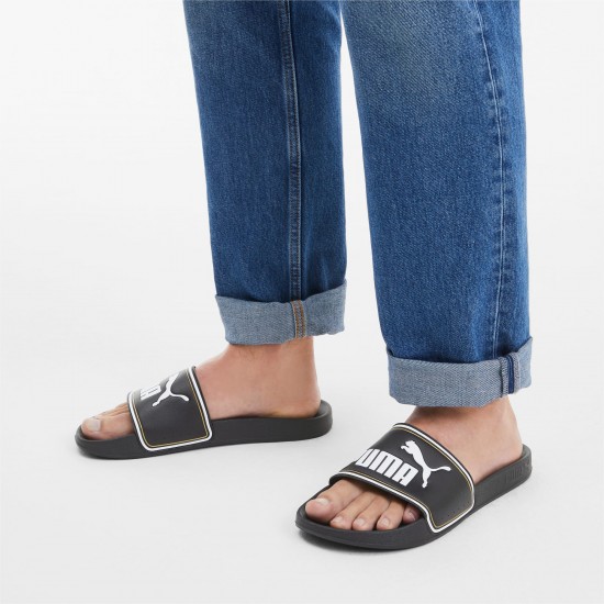 Puma Leadcat FTR Unisex Slides Black Puma Leadcat FTR Unisex Slides Black