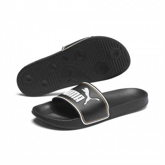 Puma Leadcat FTR Unisex Slides Black Puma Leadcat FTR Unisex Slides Black
