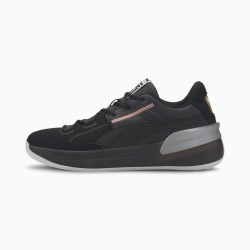 Puma Black Clyde Hardwood Metallic Basketball Shoes