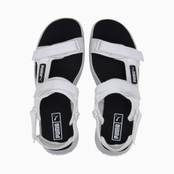 Puma White Future Rider Sandals Slides