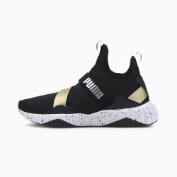 Puma Black Defy Mid Metal Women's Training Shoes