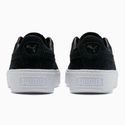 Puma Black Suede Platform Women's Sneakers