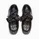 Roma Heart Patent Women's Sneakers Black