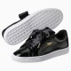 Puma Basket Heart Patent Women's Sneakers Black Puma Basket Heart Patent Women's Sneakers Black