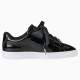 Puma Basket Heart Patent Women's Sneakers Black Puma Basket Heart Patent Women's Sneakers Black