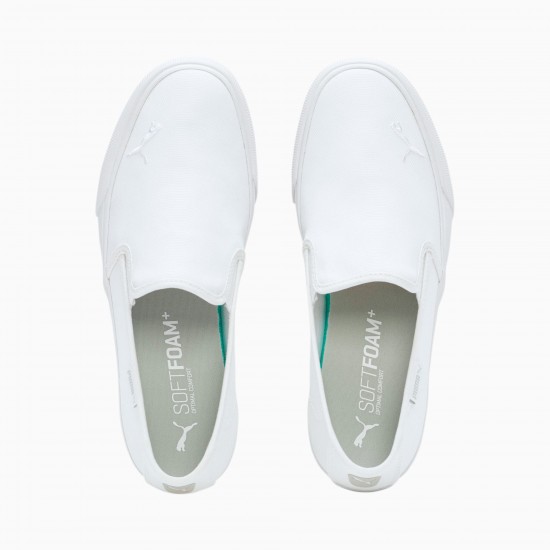 Puma Bari Slip-On Women's Shoes White Puma Bari Slip-On Women's Shoes White