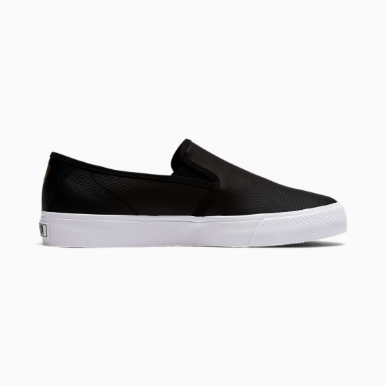 Puma Bari Cat Women's Slip On Shoes Black Puma Bari Cat Women's Slip On Shoes Black